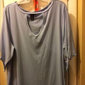 Brand new size 3x light blue top